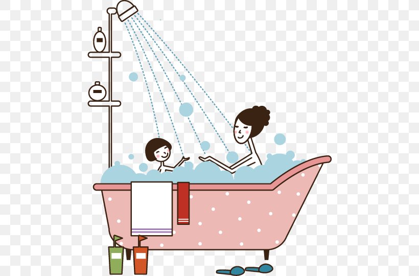 Bathing Bathtub Mother Child Bubble Bath, PNG, 478x540px, Bathing, Area, Artwork, Bathroom, Bathtub Download Free