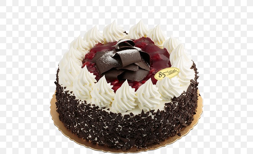 Birthday Cake Black Forest Gateau Chocolate Cake, PNG, 500x500px, 5 Star, Chocolate Truffle, Baked Goods, Bakery, Baking Download Free