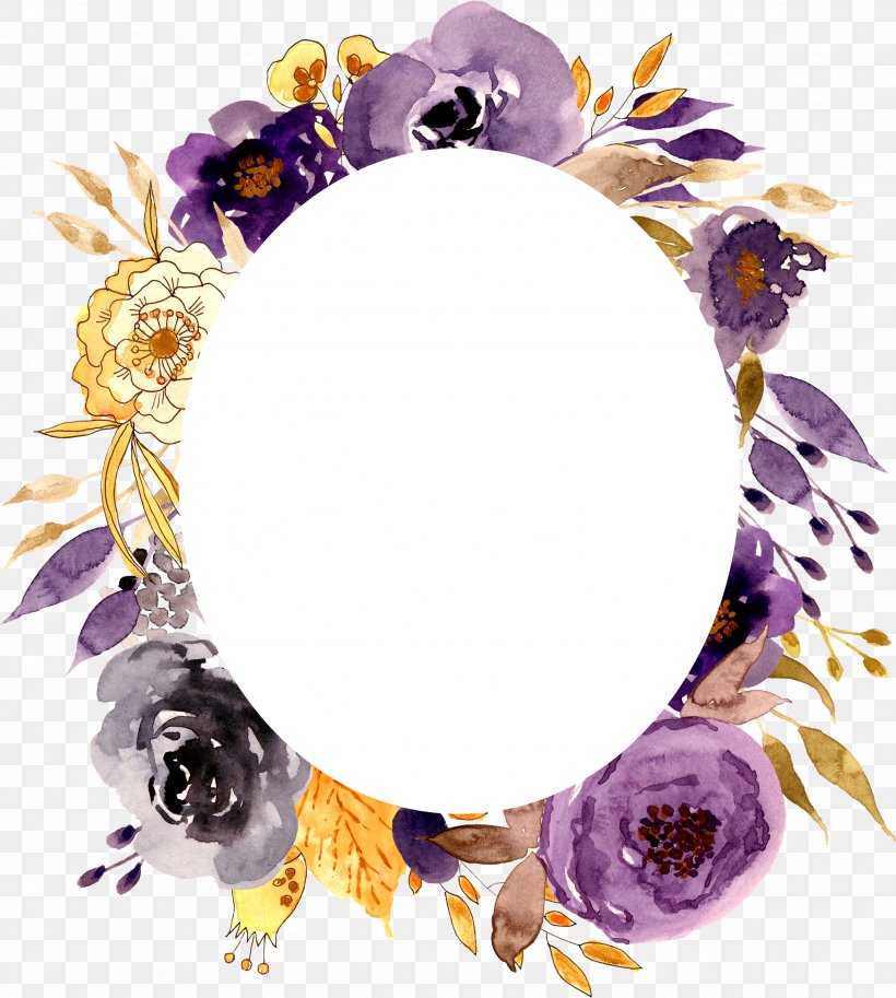 Picture Frames Flower Photography Watercolor Painting, PNG, 2493x2778px, Picture Frames, Amethyst, Film Frame, Flower, Garland Download Free