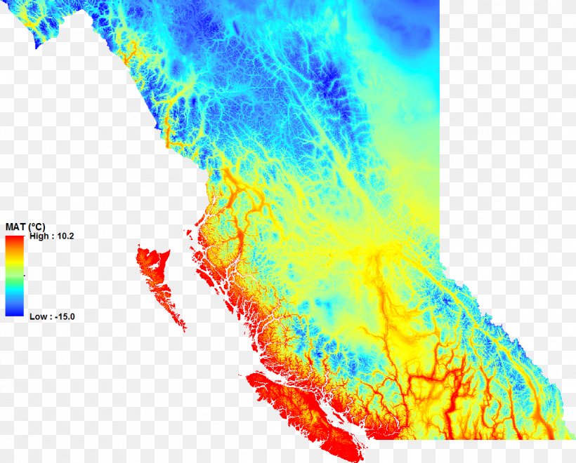 British Columbia Topographic Map Elevation Topography Png