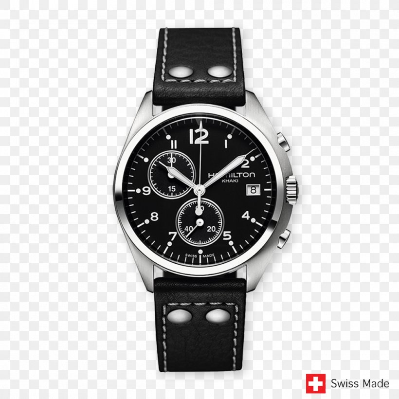 Hamilton Khaki King Omega Chrono-Quartz Watch Clock Hamilton Men's Khaki Aviation X-Wind Auto Chrono, PNG, 1000x1000px, Hamilton Khaki King, Aircraft Pilot, Aviation, Brand, Chronograph Download Free