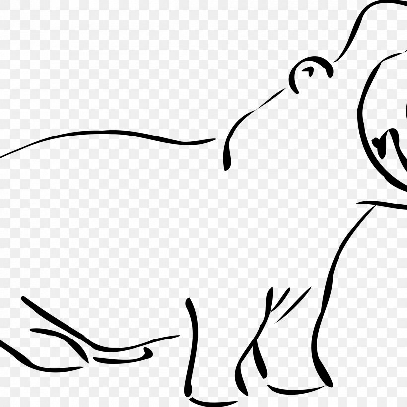 Hippopotamus Art Clip Art, PNG, 2400x2400px, Hippopotamus, Art, Artwork, Beak, Big Cats Download Free