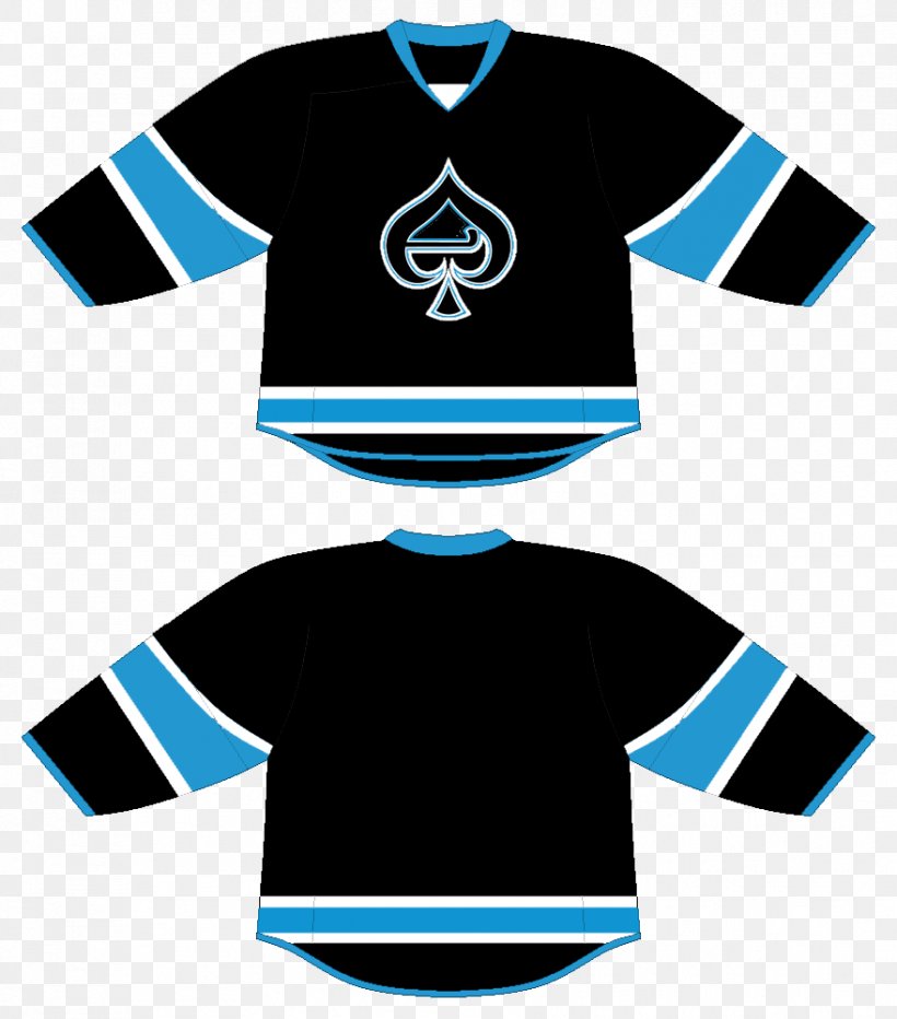 Jersey National Hockey League Las Vegas Aces Logo, PNG, 879x1000px, Jersey, Black, Blue, Brand, Clothing Download Free