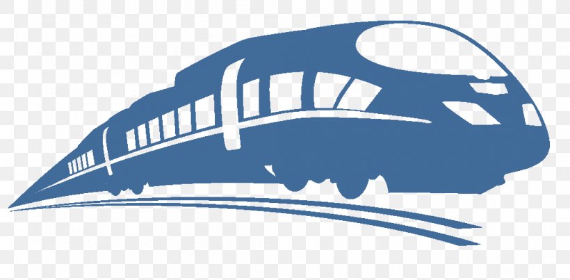 Train Rail Transport Logo Track High-speed Rail, PNG, 1048x516px, Train, Blue, Brand, Express Train, Highspeed Rail Download Free