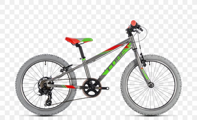 Bicycle CUBE Kid 200 (2018) Cube Bikes Mountain Bike Cube Kid 240 (2018), PNG, 1000x610px, Bicycle, Automotive Tire, Bicycle Accessory, Bicycle Drivetrain Part, Bicycle Frame Download Free