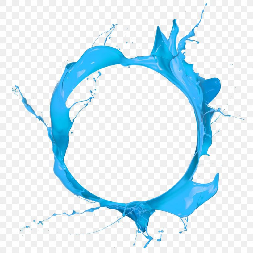 Circle Blue Paint, PNG, 1024x1024px, Paint, Aqua, Azure, Blue, Color Download Free