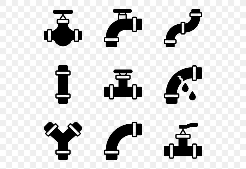 Pipe Water Plumbing, PNG, 600x564px, Pipe, Black, Black And White, Diagram, Monochrome Download Free