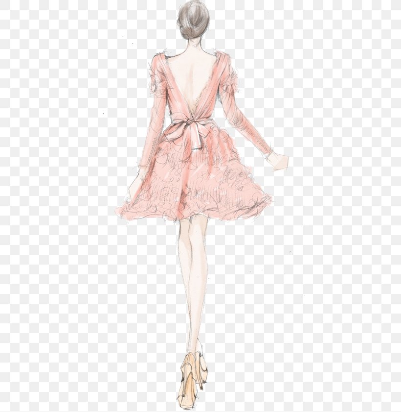 Chanel Fashion Illustration Drawing, PNG, 442x841px, Watercolor, Cartoon, Flower, Frame, Heart Download Free