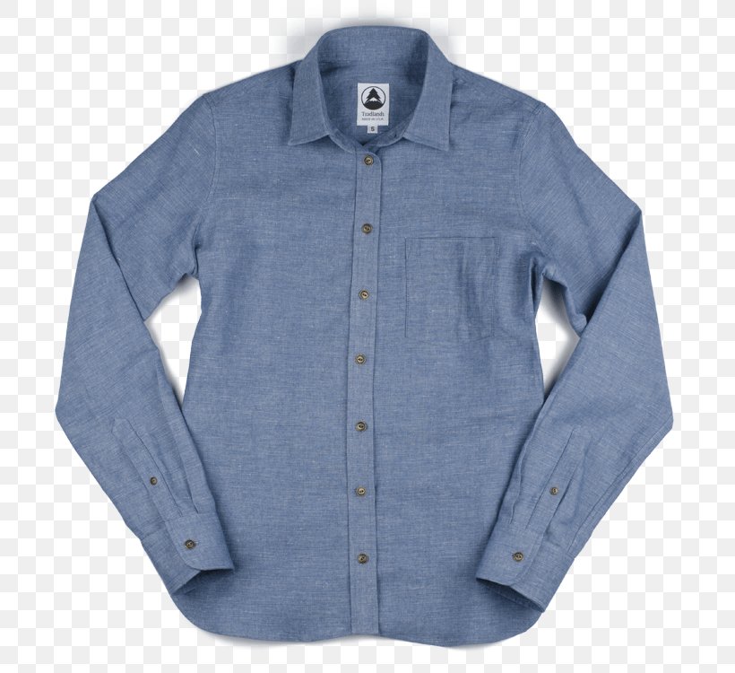 Dress Shirt T-shirt Sleeve Blouse Collar, PNG, 750x750px, Dress Shirt, Blouse, Blue, Bluza, Button Download Free