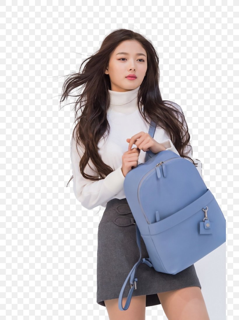 Kim Yoo-jung Samsonite, PNG, 730x1095px, Kim Yoojung, Bag, Blue, Brown Hair, Cmt Download Free