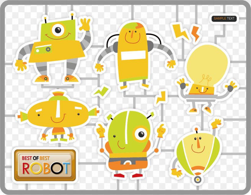 CUTE ROBOT Cartoon Illustration, PNG, 1050x819px, Cute Robot, Area, Cartoon, Comics, Creative Work Download Free