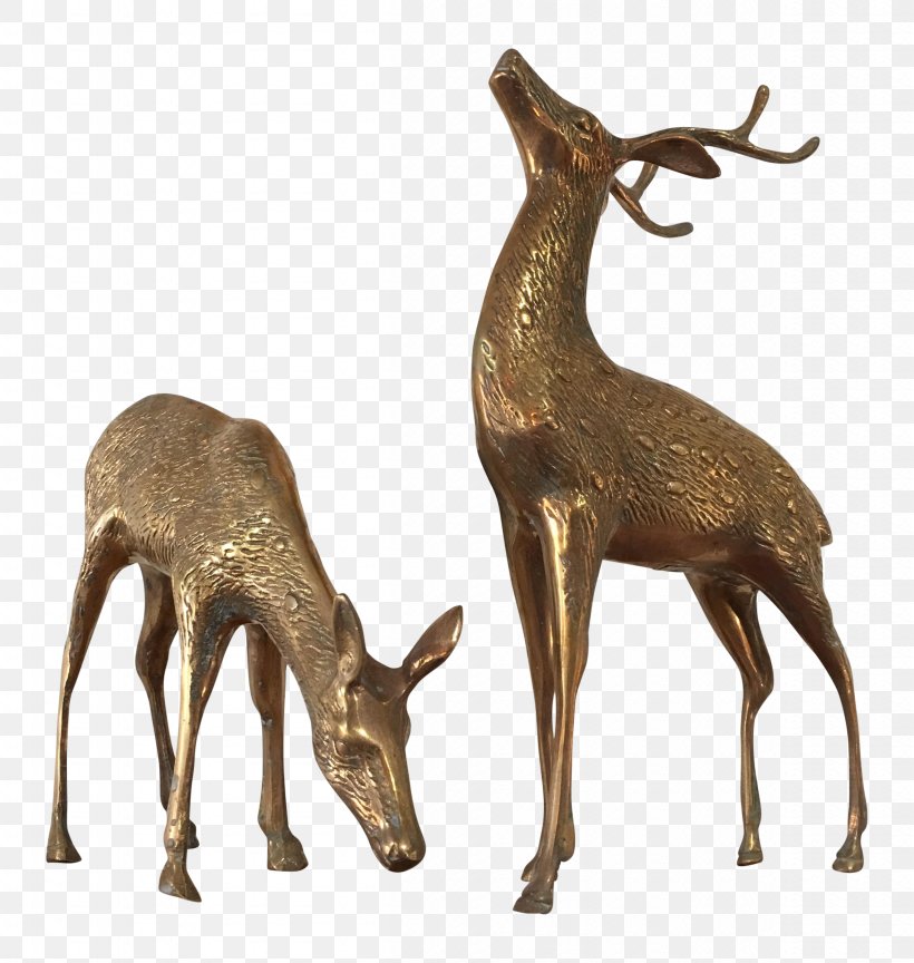 Elk White-tailed Deer Musk Deers Reindeer, PNG, 2408x2538px, Elk, Animal, Antler, Bronze, Deer Download Free