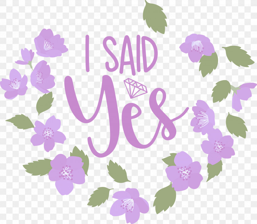 I Said Yes She Said Yes Wedding, PNG, 3000x2611px, I Said Yes, Biology, Floral Design, Flower, Lavender Download Free