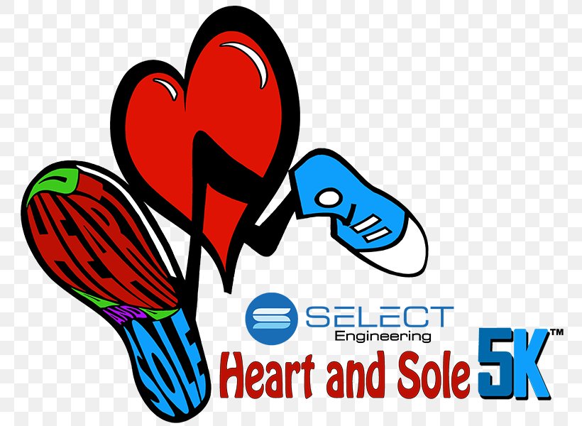 Shoe 5K Run Running Heart 10K Run, PNG, 772x600px, Watercolor, Cartoon, Flower, Frame, Heart Download Free