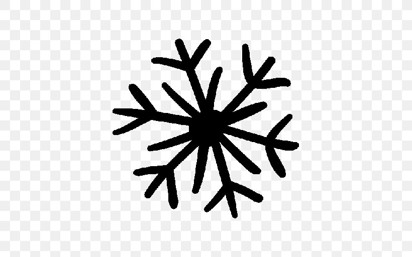 Snowflake, PNG, 512x512px, Snowflake, Black And White, Portable Document Format, Symbol, Tree Download Free