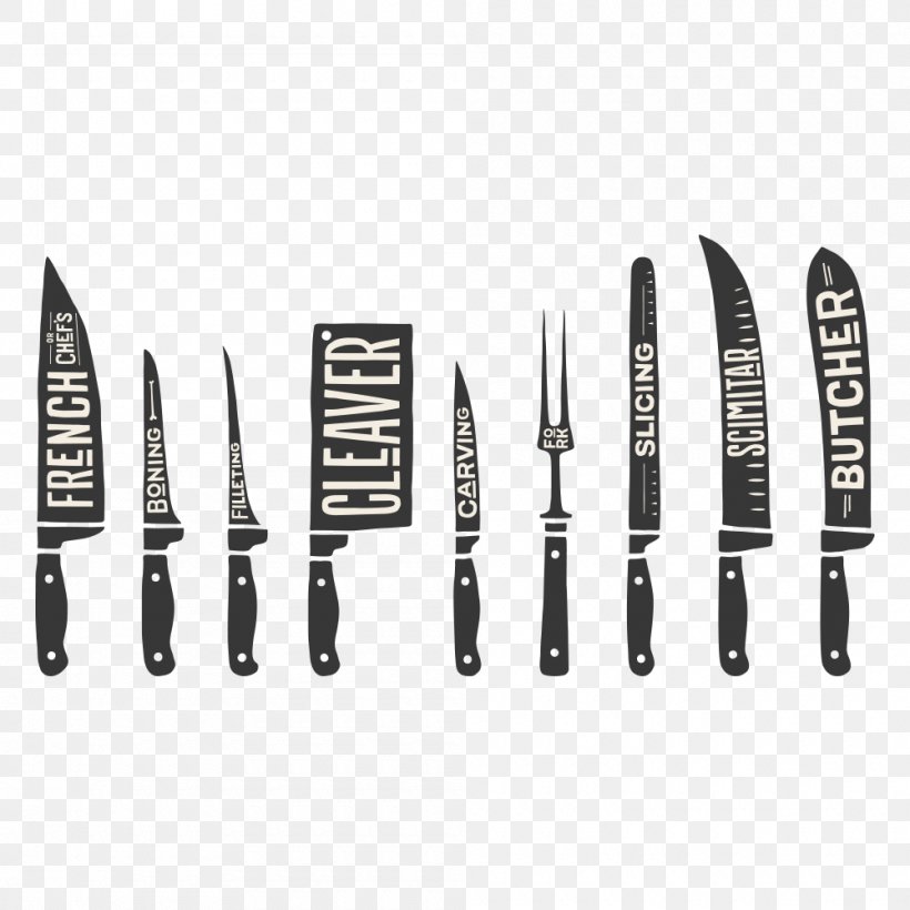 Butcher Knife Cleaver, PNG, 1000x1000px, Knife, Brush, Butcher, Butcher Knife, Cleaver Download Free