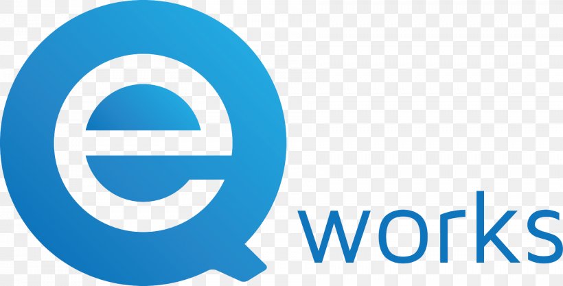 Logo EQ Works Organization Brand Marketing, PNG, 1804x918px, Logo, Advertising, Area, Behavioral Targeting, Blue Download Free