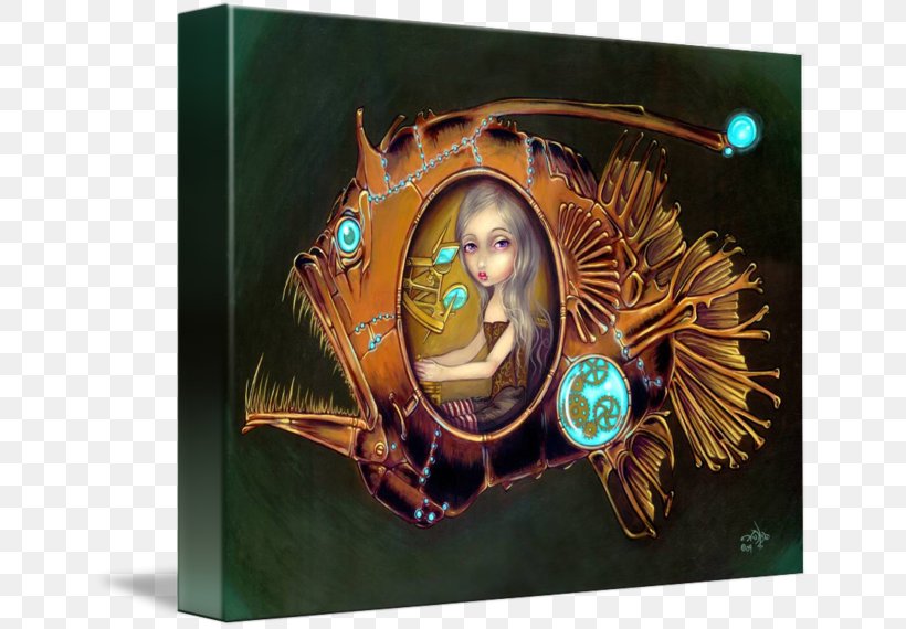 Strangeling: The Art Of Jasmine Becket-Griffith Steampunk Submarine Fantasy, PNG, 650x570px, Steampunk, Anglerfish, Art, Art Museum, Artist Download Free