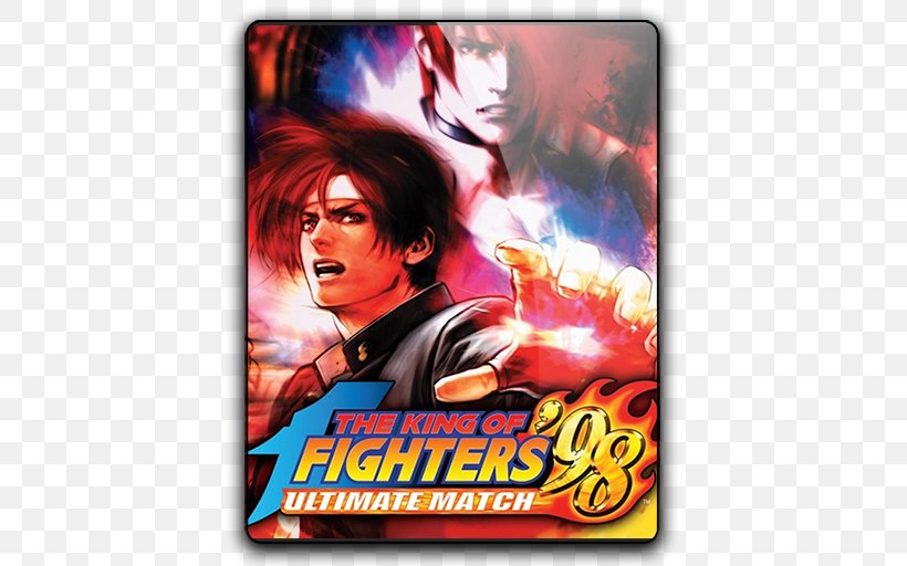 The King Of Fighters '98: Ultimate Match PlayStation 2 The King Of Fighters 2002: Unlimited Match, PNG, 512x512px, Playstation 2, Album Cover, Arcade Game, Fictional Character, Film Download Free