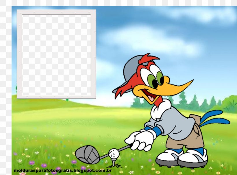 Woody Woodpecker Donald Duck Photography Picture Frames, PNG, 1577x1165px, Woody Woodpecker, Ball, Bird, Cartoon, Donald Duck Download Free