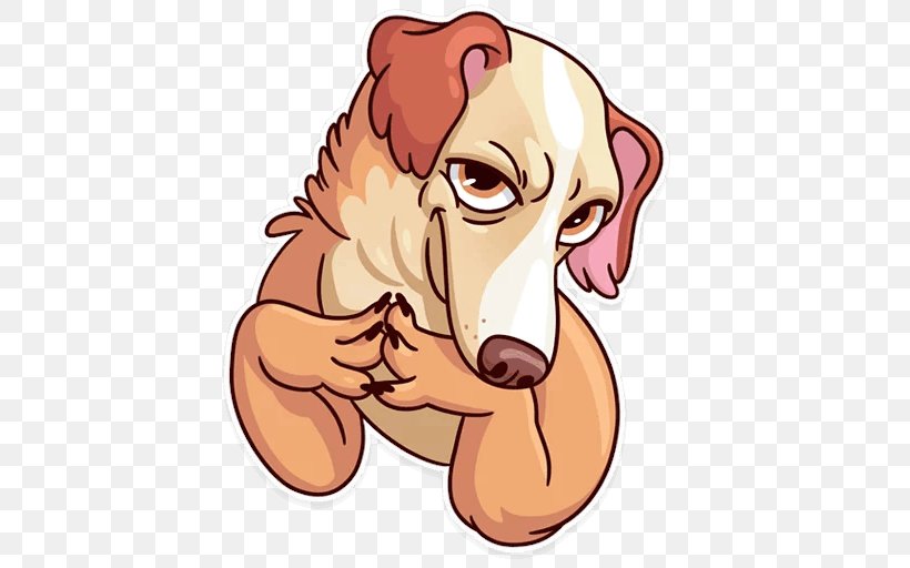 Dog Breed Puppy Sticker Telegram, PNG, 512x512px, Watercolor, Cartoon, Flower, Frame, Heart Download Free