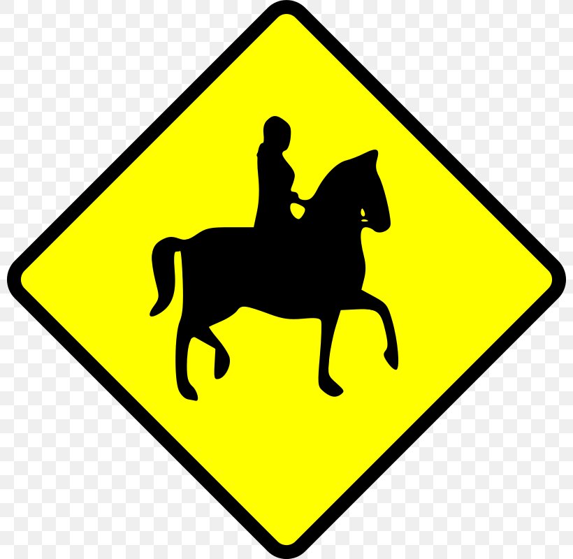 Horse Equestrianism Pedestrian Crossing Warning Sign Clip Art, PNG, 800x800px, Horse, Area, Black And White, Equestrianism, Horse Like Mammal Download Free