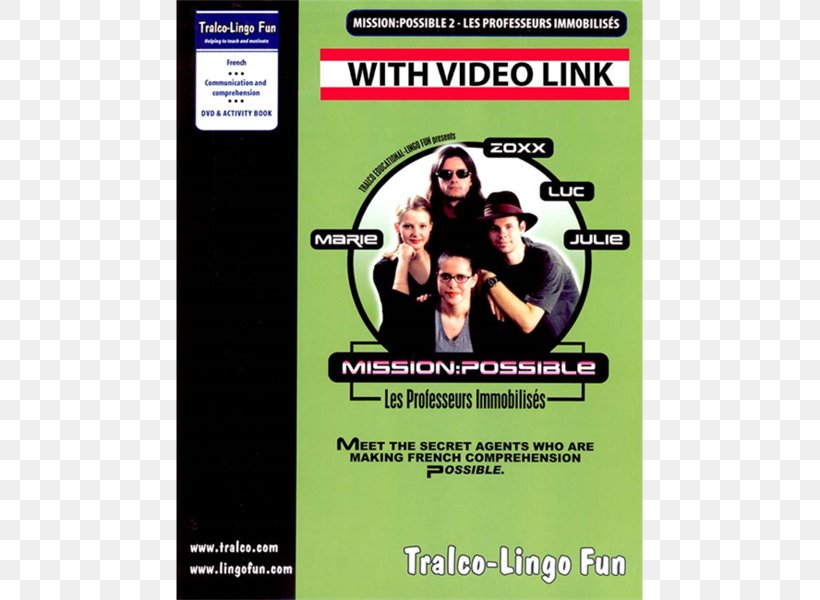 Mission Possible 5 : Les Jeux Cosmiques Linguascope Video DVD School, PNG, 600x600px, Video, Advertising, Celebrity, Dvd, French Download Free