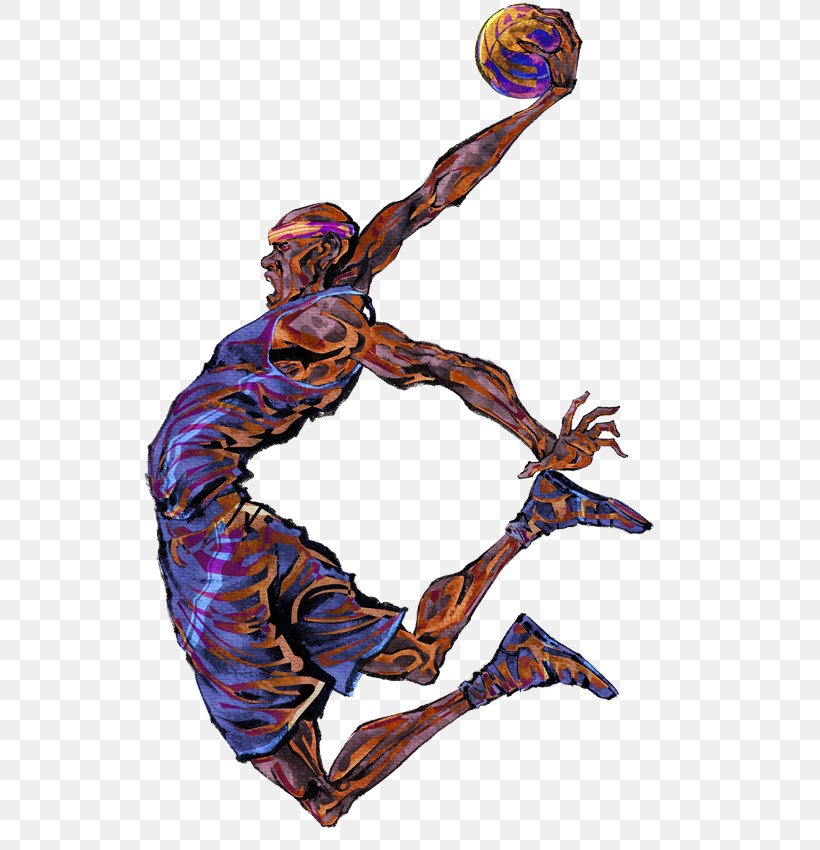 Basketball Player Slam Dunk, PNG, 534x850px, Basketball, Art, Athlete, Basketball Player, Computer Graphics Download Free