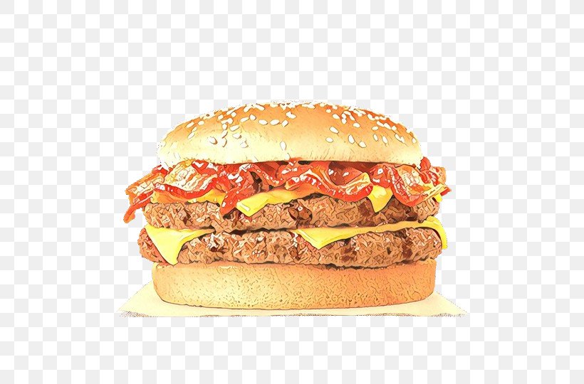 Junk Food Cartoon, PNG, 500x540px, Cheeseburger, American Cheese, American Food, Bacon Sandwich, Baconator Download Free