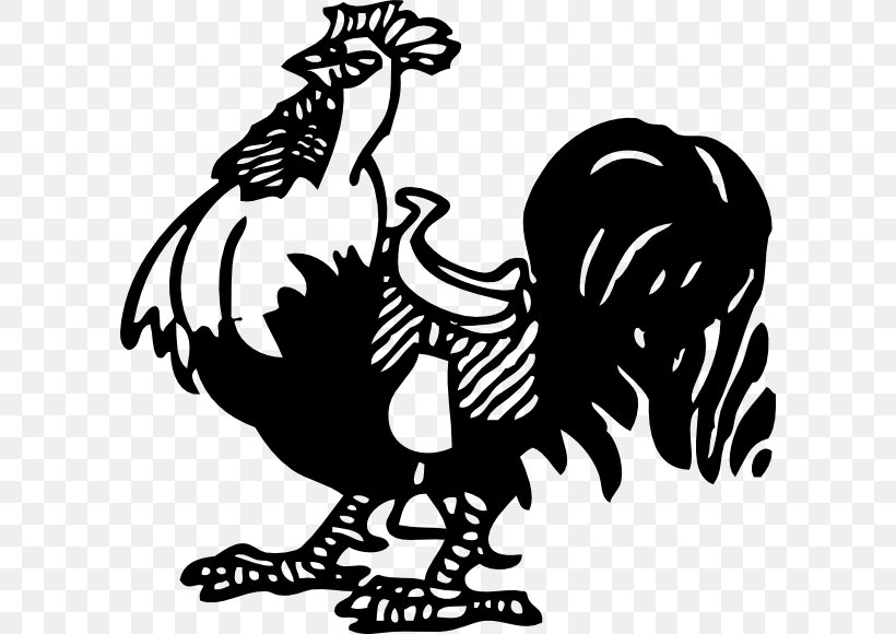 Drawing Rooster Clip Art, PNG, 600x580px, Drawing, Art, Artwork, Beak, Bird Download Free