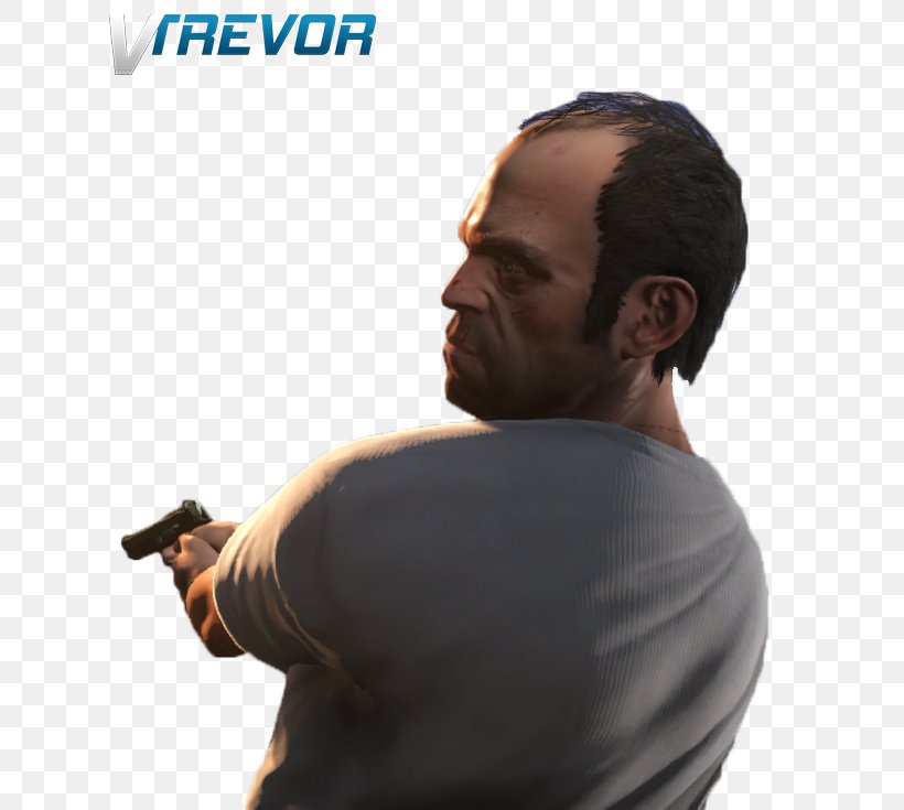 Grand Theft Auto V Sonic & Knuckles Trevor Philips Video Game, PNG, 627x735px, Grand Theft Auto V, Arm, Character, Chin, Grand Theft Auto Download Free