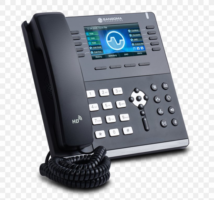 VoIP Phone Sangoma Technologies Corporation Voice Over IP Telephone Mobile Phones, PNG, 851x796px, Voip Phone, Asterisk, Communication, Computer Software, Corded Phone Download Free