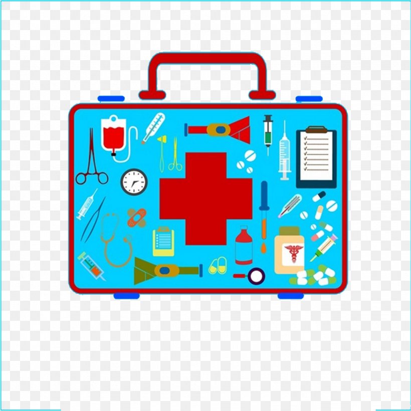 Medicine First Aid Kit Health Care, PNG, 1024x1024px, Medicine, Area, Blue, Cartoon, Electric Blue Download Free