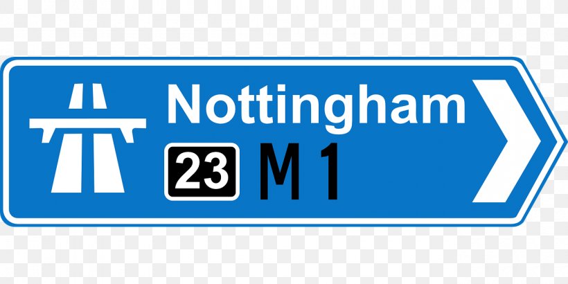 Traffic Sign Nottingham The Highway Code Town Sign, PNG, 1280x640px, Traffic Sign, Area, Banner, Blue, Blue Sign Download Free