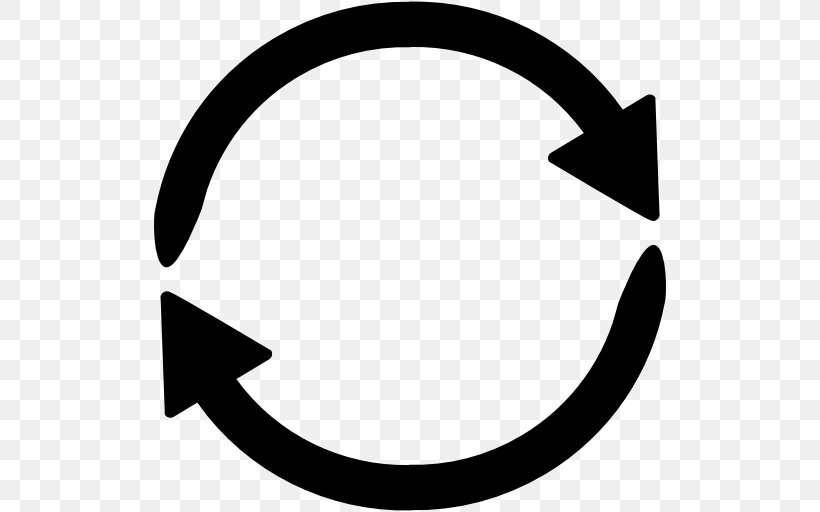 Arrow Recycling Symbol Sign, PNG, 512x512px, Symbol, Black, Black And White, Computer Software, Information Download Free