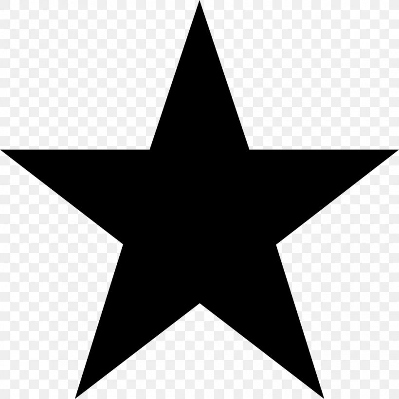 Five-pointed Star Clip Art, PNG, 980x980px, Fivepointed Star, Black, Black And White, Point, Red Star Download Free