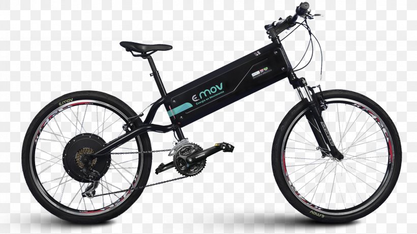 Electric Bicycle Mountain Bike E-Mov Schwinn Bicycle Company, PNG, 2304x1296px, Bicycle, Automotive Exterior, Automotive Tire, Automotive Wheel System, Bicycle Accessory Download Free