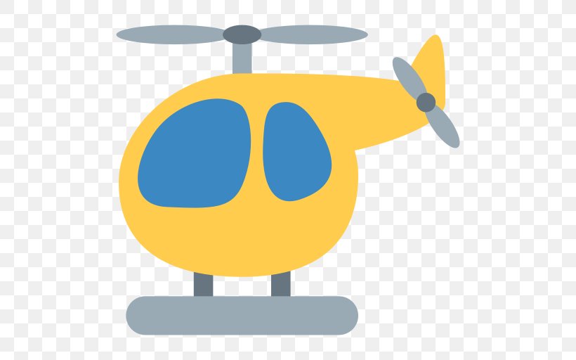 Helicopter Emoji Vector Graphics Emoticon Image, PNG, 512x512px, Helicopter, Airplane, Cartoon, Emoji, Emoji Domain Download Free