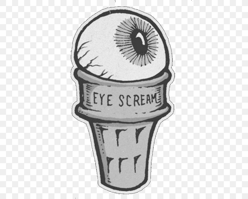 Ice Cream Cones Eye Oogontsteking, PNG, 500x659px, Ice Cream, Black And White, Brand, Color, Drawing Download Free