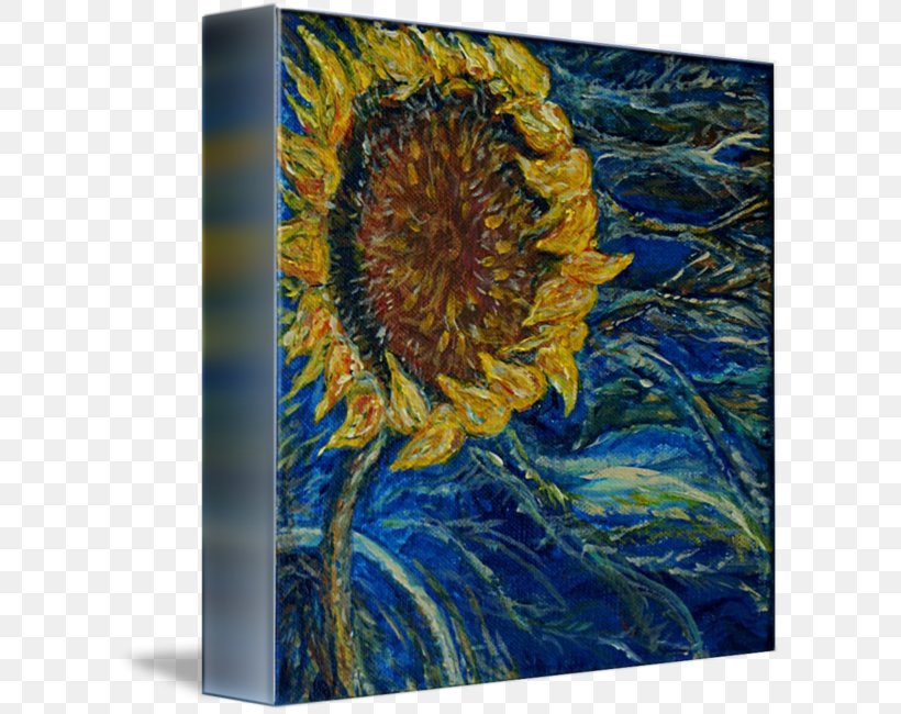 Painting Modern Art Sunflower Seed Sunflower M, PNG, 606x650px, Painting, Art, Flower, Flowering Plant, Modern Architecture Download Free