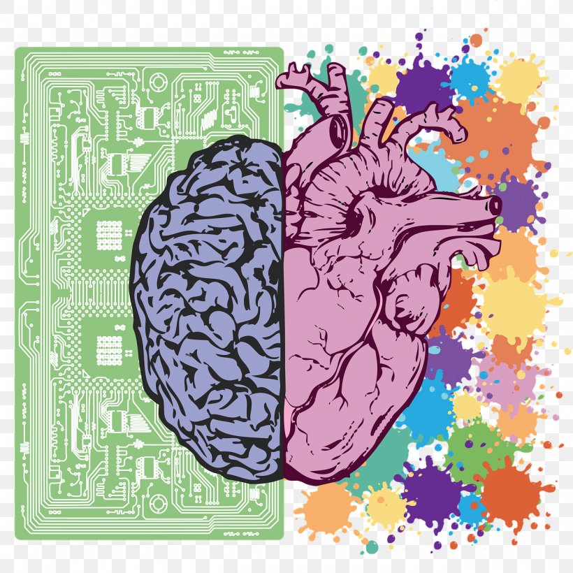 Brain Neuroscience Anatomy Heart Bias, PNG, 1280x1280px, Watercolor, Cartoon, Flower, Frame, Heart Download Free