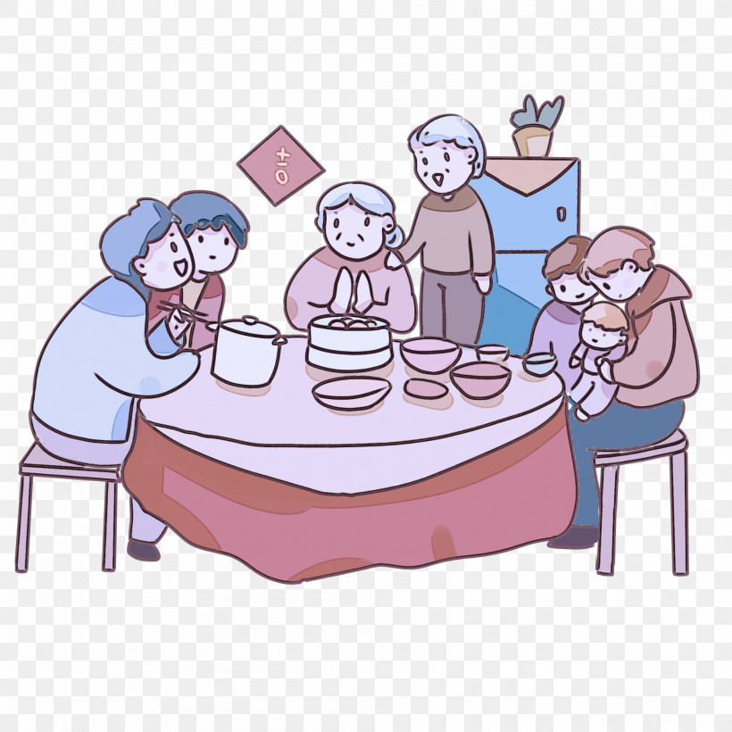 Cartoon Table Sharing, PNG, 2000x2000px, Cartoon, Sharing, Table Download Free