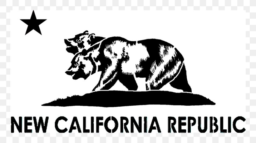 California Republic Flag Of California Fallout: New Vegas, PNG, 1024x575px, California, Bear, Black And White, Brand, California Republic Download Free
