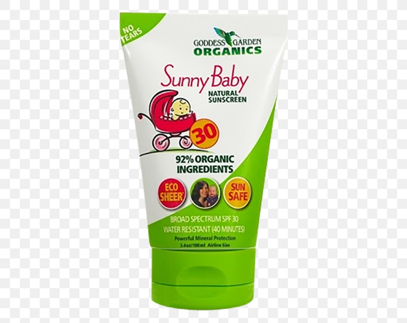 Goddess Garden Baby SPF 30 Natural Sunscreen Stick Lotion Cream Child, PNG, 650x650px, Sunscreen, Child, Cream, Earth, Infant Download Free