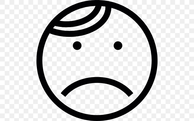 Smiley Emoticon Face Anger, PNG, 512x512px, Smiley, Anger, Area, Black, Black And White Download Free