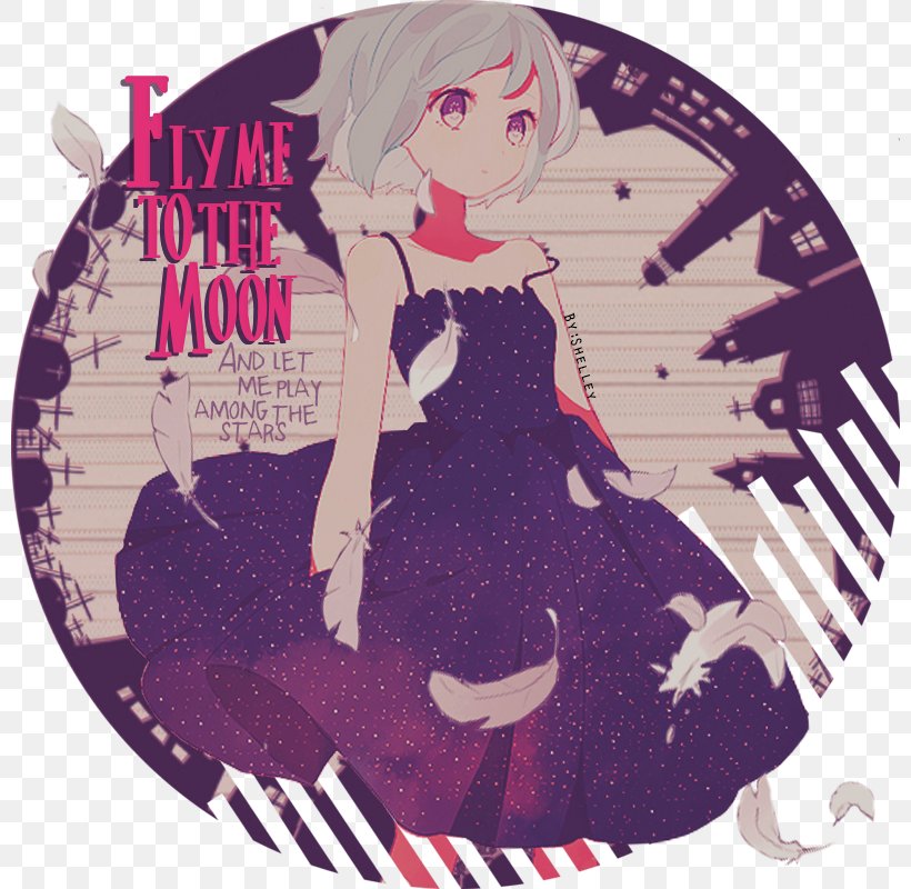 DeviantArt Sweet Crush Fly Me To The Moon Illustration Poster, PNG, 800x800px, Watercolor, Cartoon, Flower, Frame, Heart Download Free