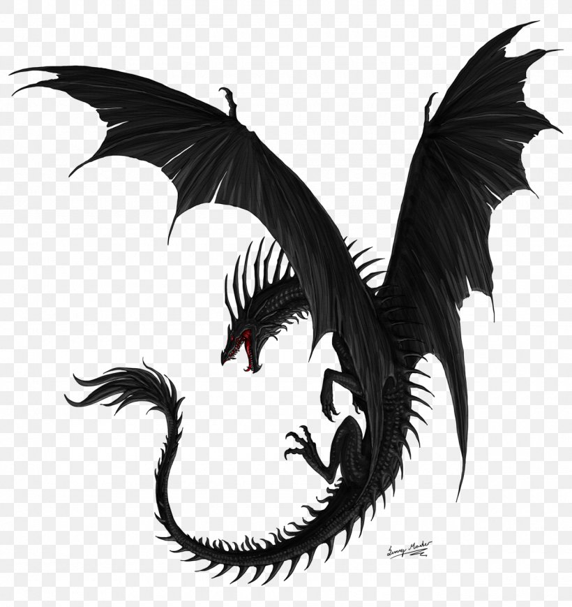 Dragon Image Drawing Sticker Decal, PNG, 1280x1357px, Dragon, Art, Blackandwhite, Decal, Drawing Download Free