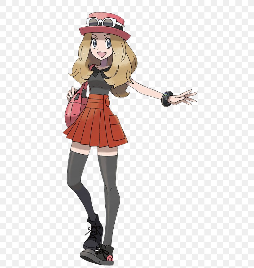 Pokémon X And Y Serena Ash Ketchum Pokémon Trainer, PNG, 558x865px, Watercolor, Cartoon, Flower, Frame, Heart Download Free