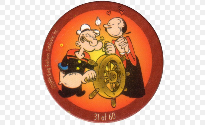 Popeye Olive Oyl Bluto Poopdeck Pappy Harold Hamgravy, PNG, 500x500px, Popeye, Bluto, Cartoon, Character, Christmas Ornament Download Free