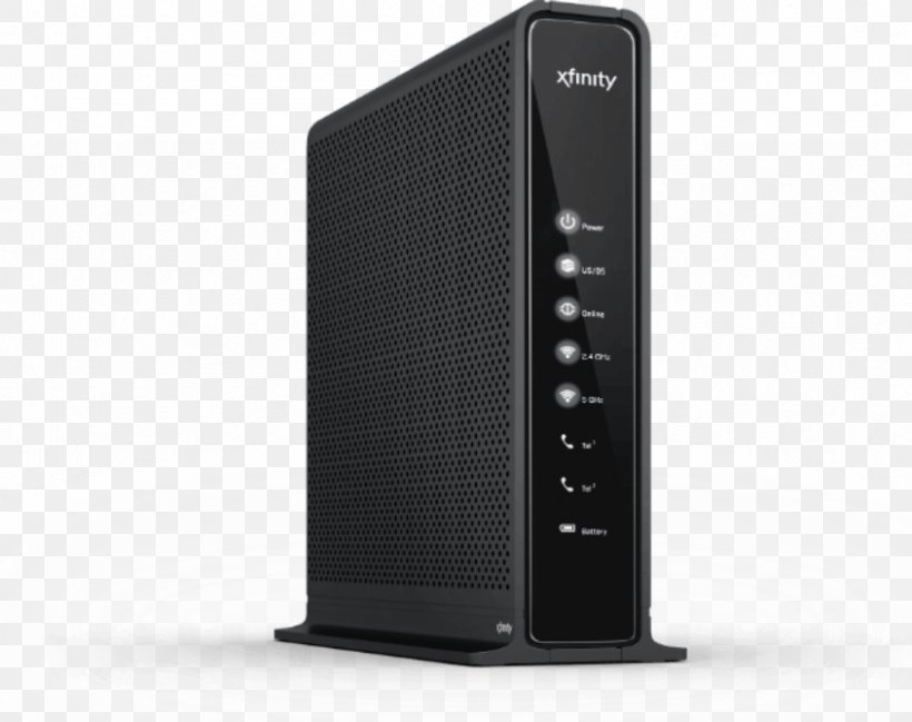 Xfinity Comcast Internet Access Modem, PNG, 845x669px, Xfinity, Cable Internet Access, Cable Modem, Comcast, Computer Case Download Free